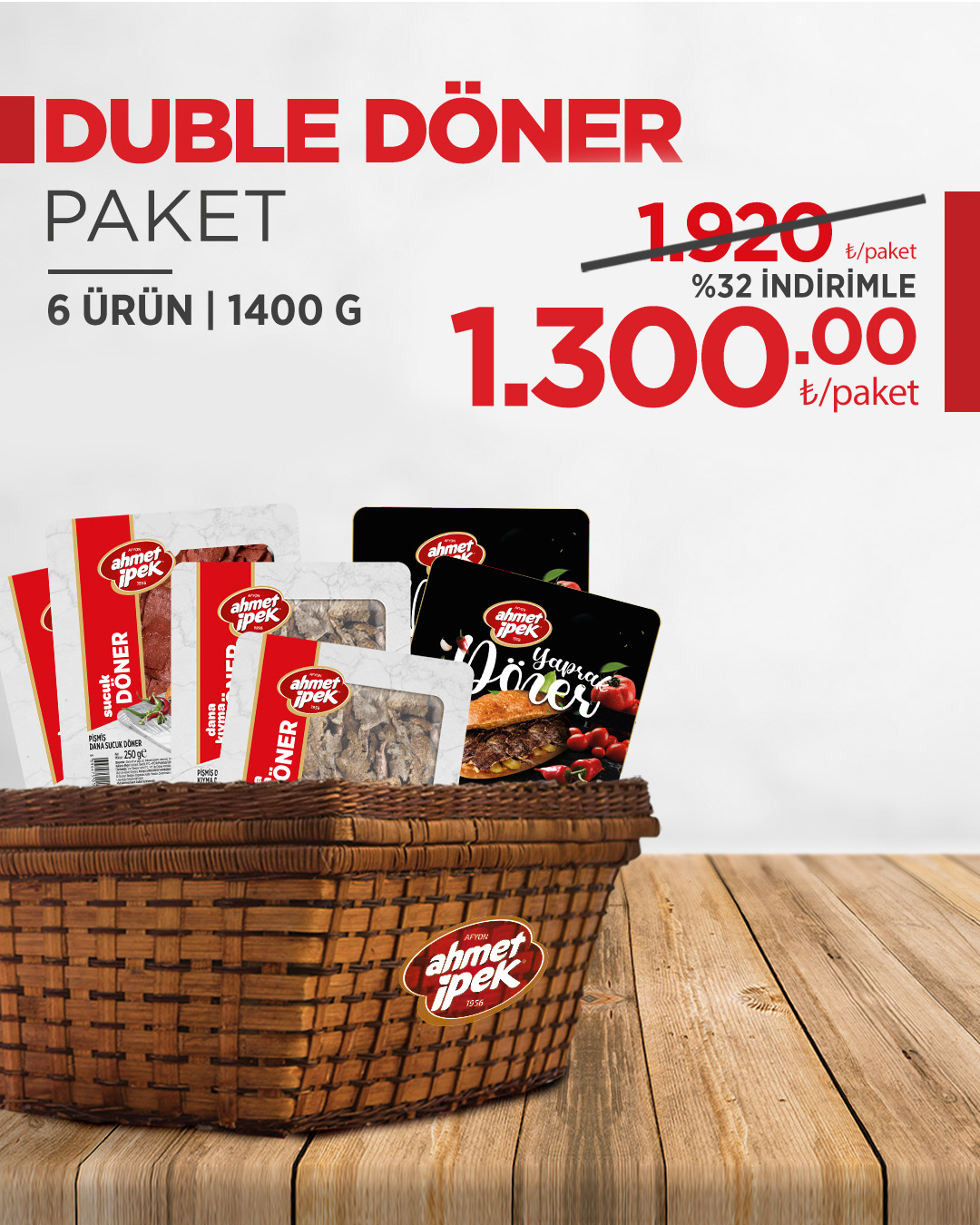 DUBLE DÖNER PAKET